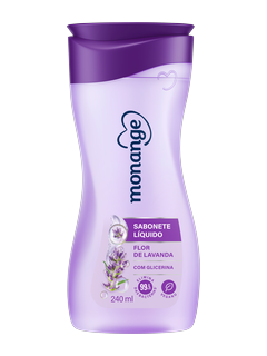 MONANGE SABONETE LÍQUIDO FLOR DE LAVANDA 240ML